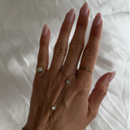 Pinky ring - waterdrop