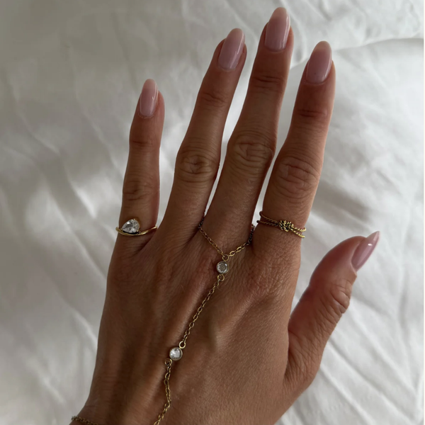 Pinky ring - waterdrop