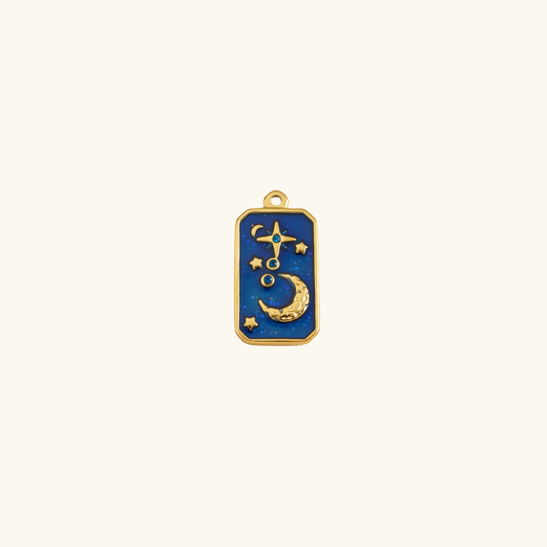 Charms-Tectonic Blue Pendant