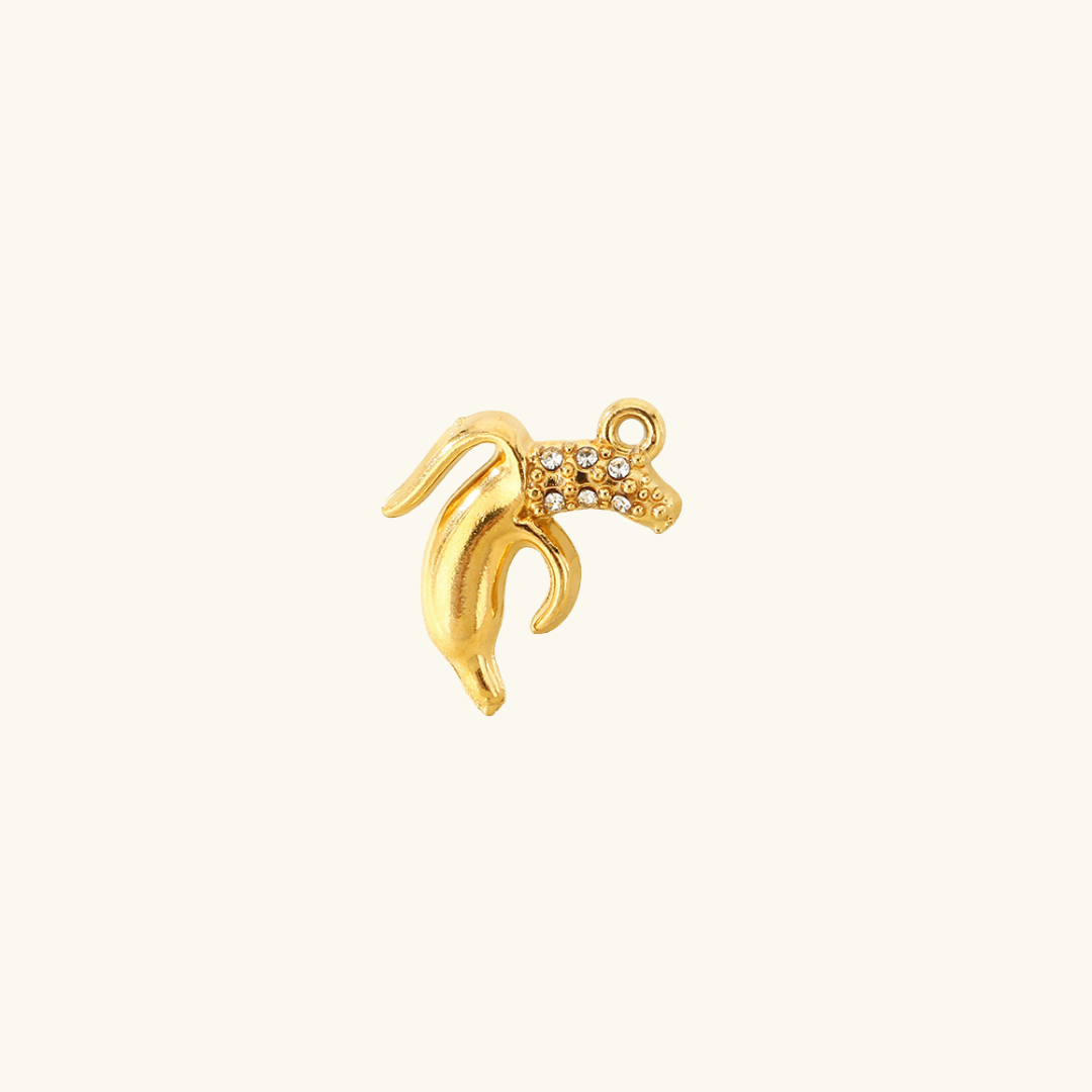 Charm- Sparkly Banana