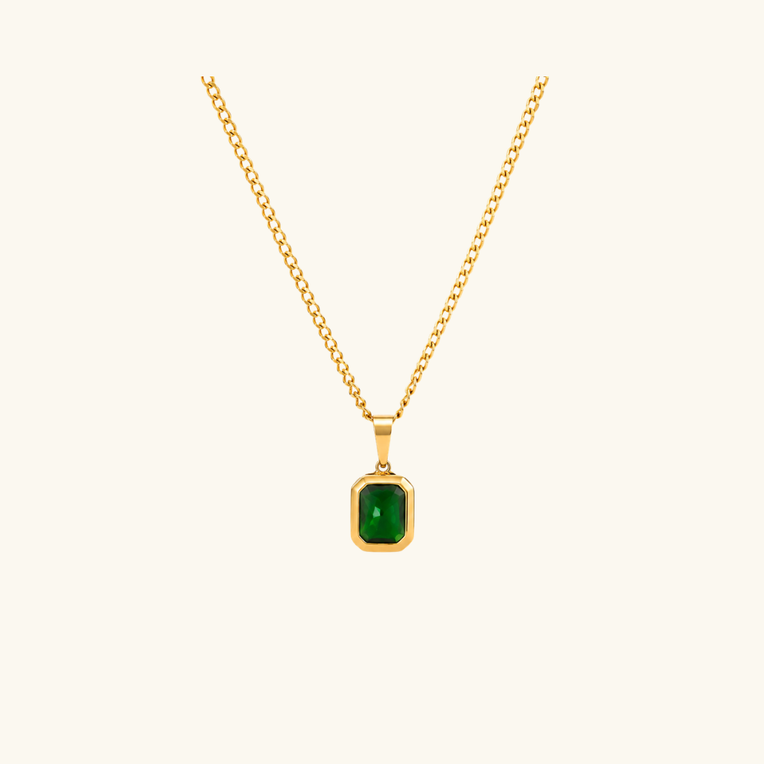 Green Pendant Necklace