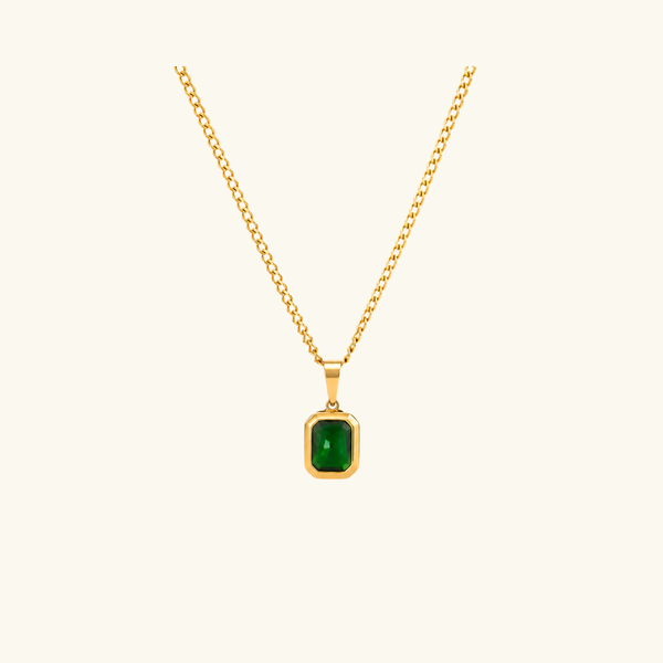 Green Pendant Necklace