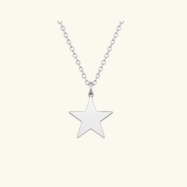 Star Silver Necklaces
