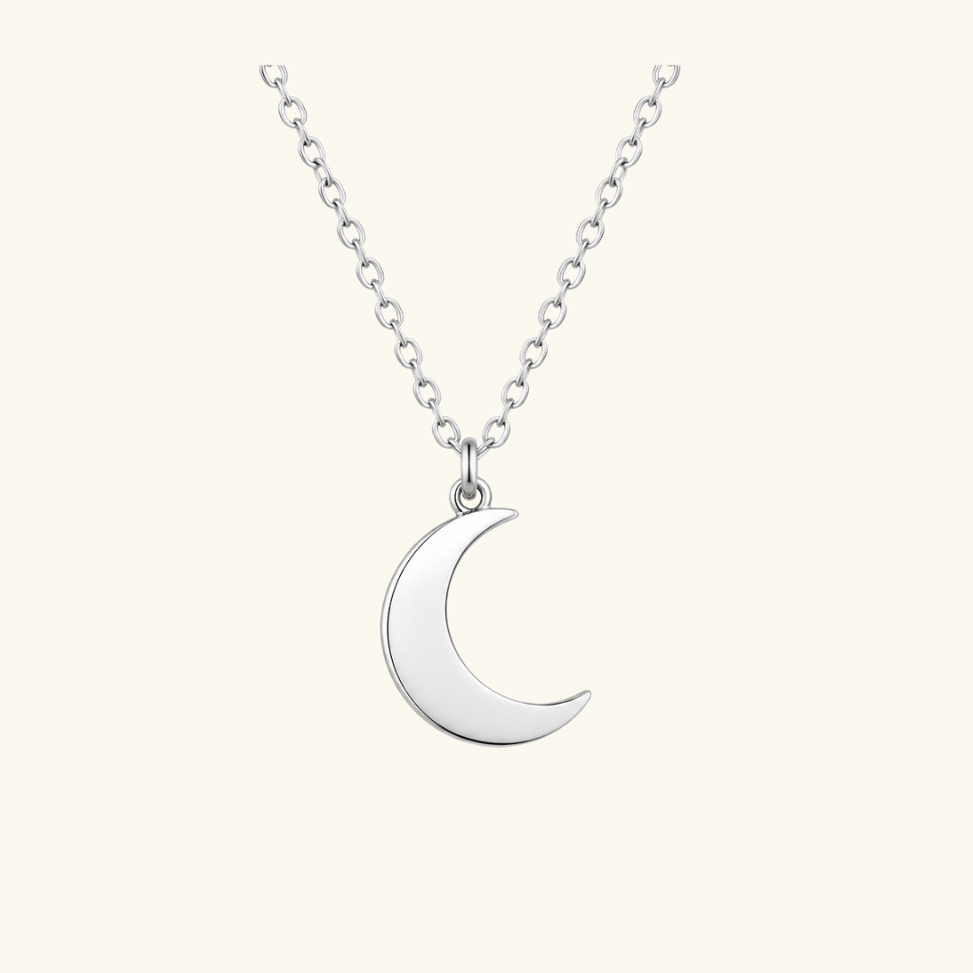 Moon Silver Necklaces