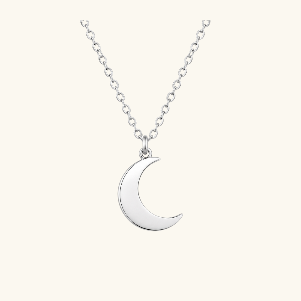 Moon Silver Necklaces