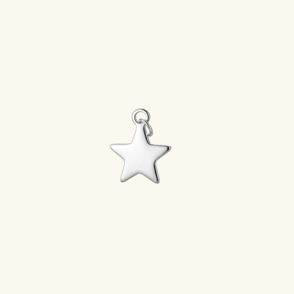 Charm Silver - mini star