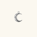 Charm Silver - crescent moon