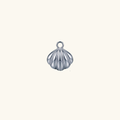 Charm Silver -Small shell