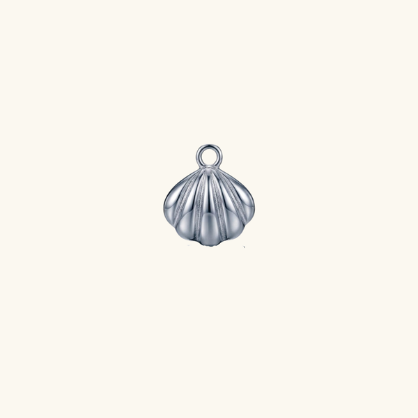 Charm Silver -Small shell