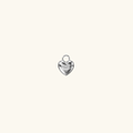 Charm - mini silver heart
