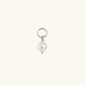 Charm Silver -Pearl