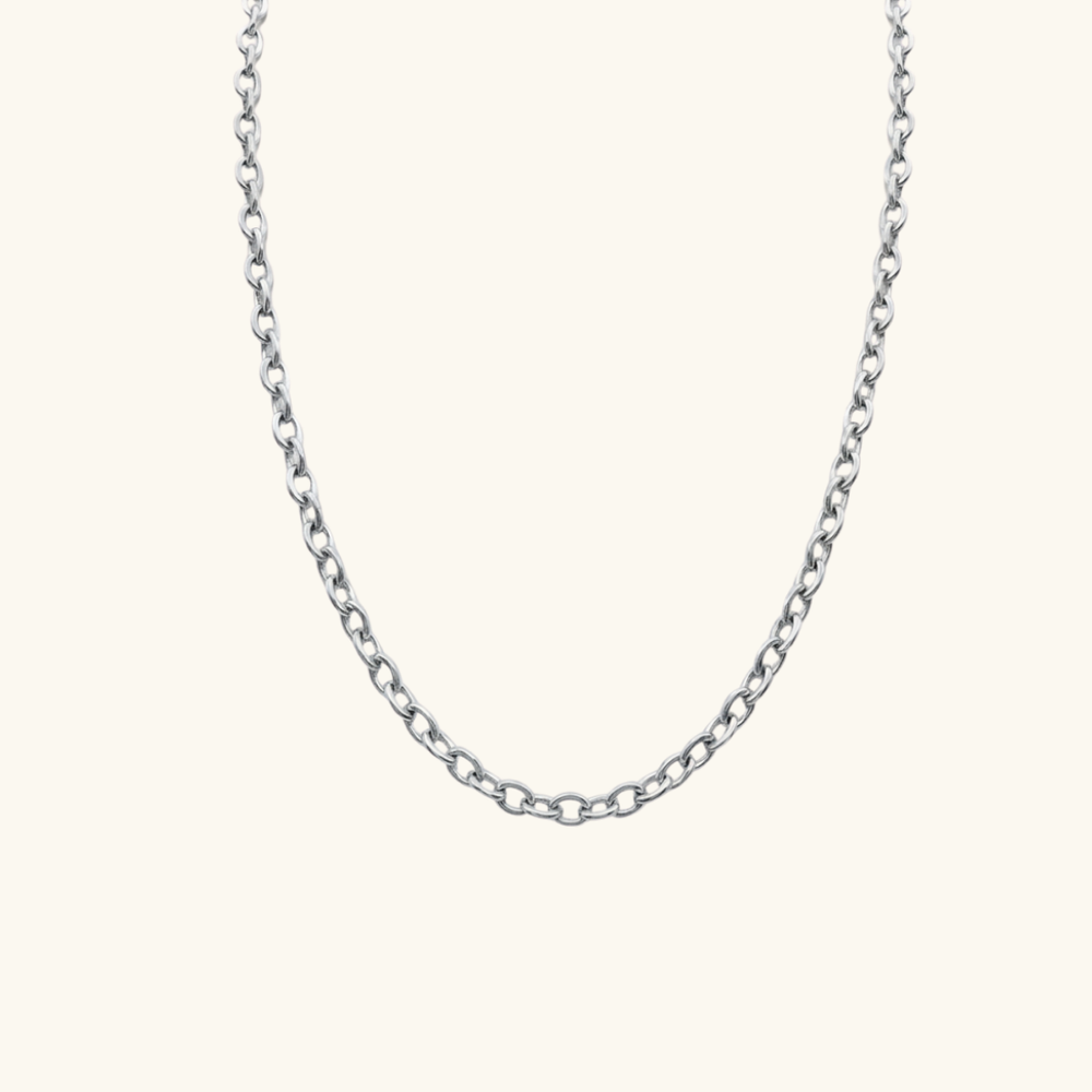 Charm Chain: Coin Silver Necklace