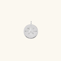 Charm Silver - compass