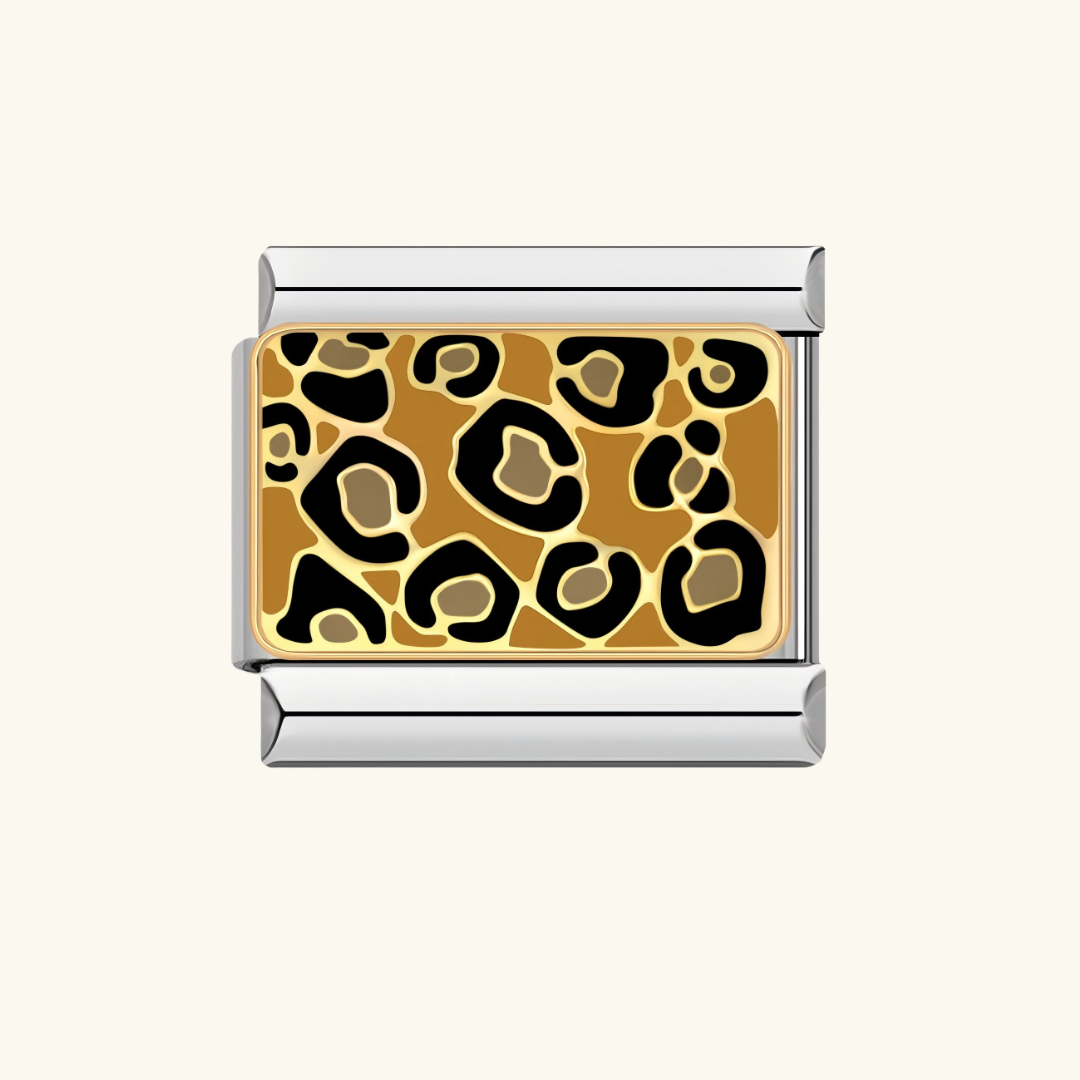 Italian Silver-Leopard Print