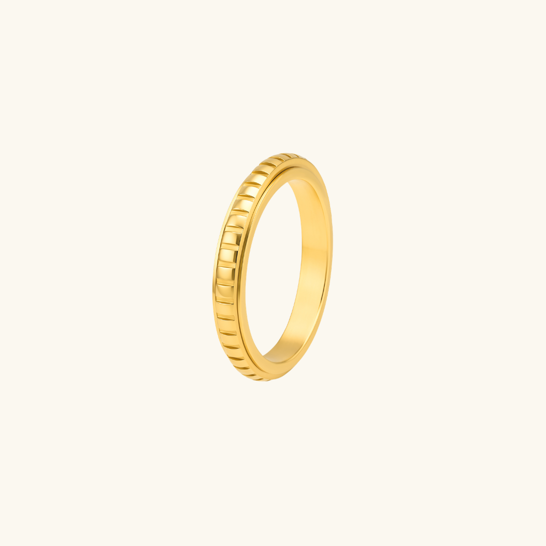 Textured Relief Ring