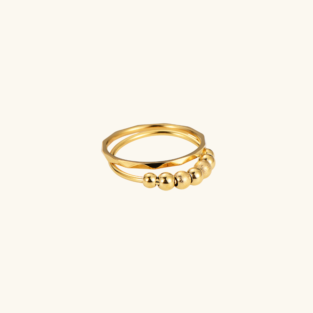 Dual layer & Beaded Ring