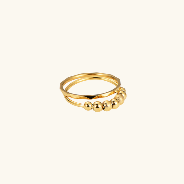 Dual layer & Beaded Ring