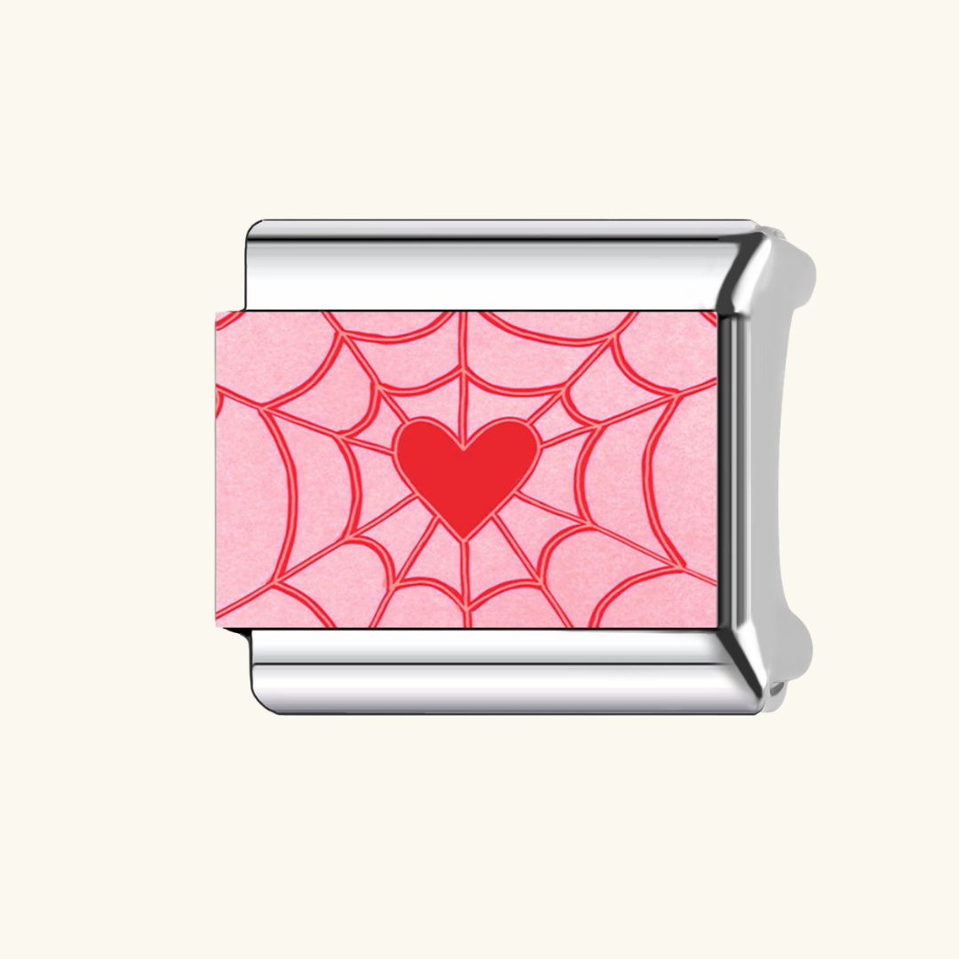 Italian Silver-Spidy Heart
