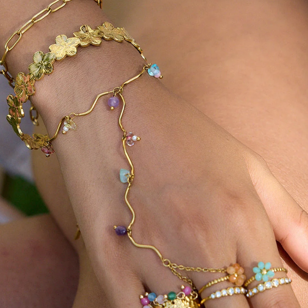 Confetti" Hand Chain