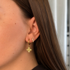 Zircon Wildflower Hoops