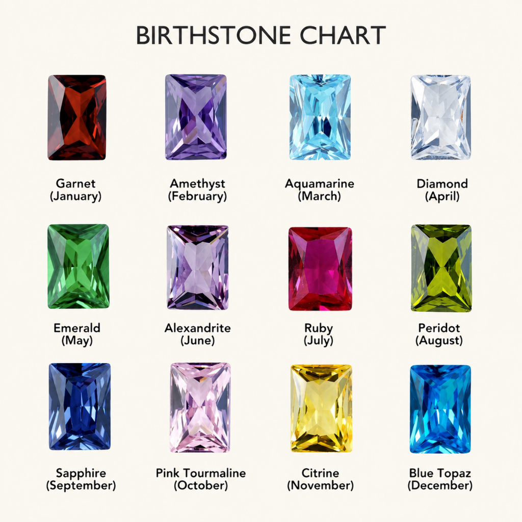 Custom birthstone bracelet