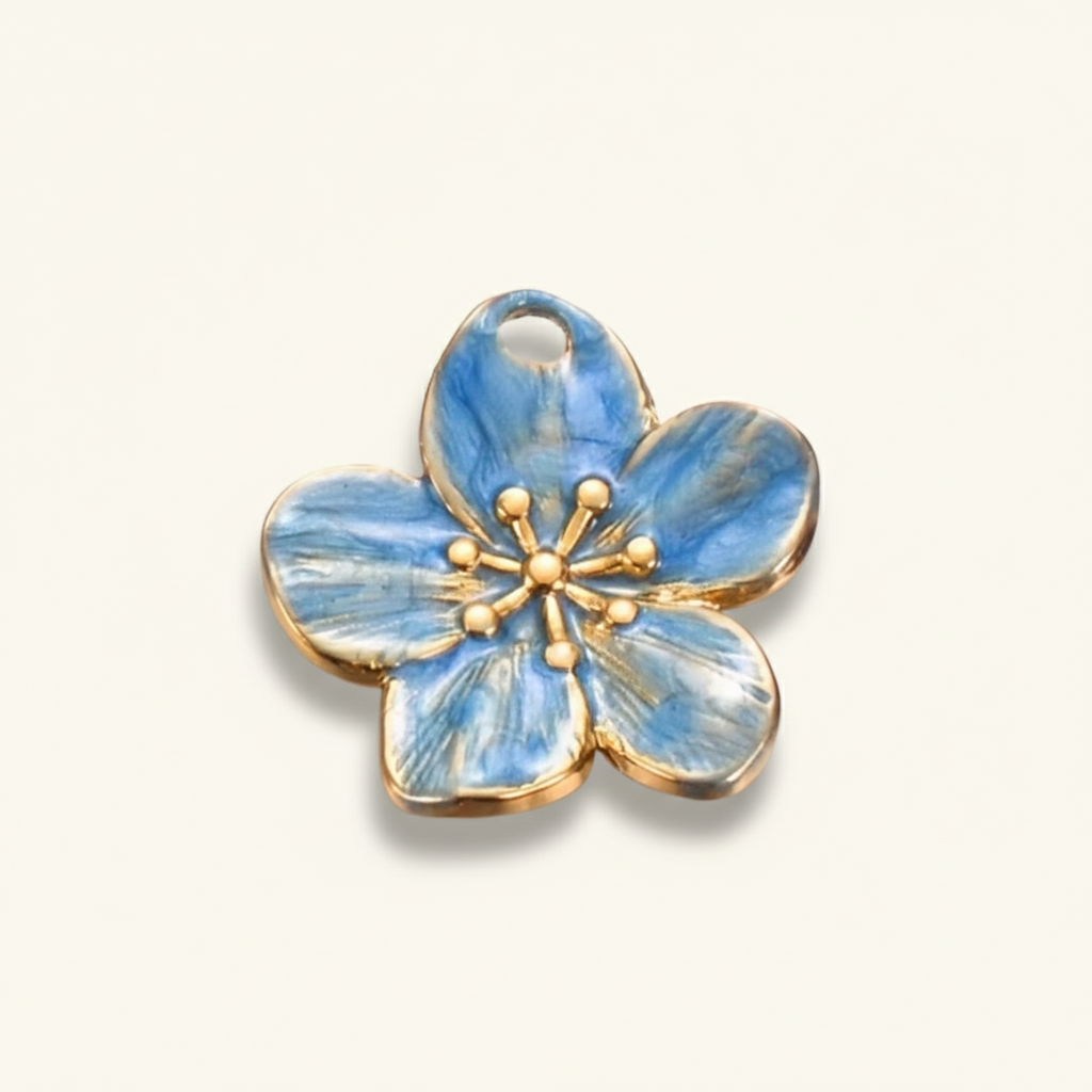 Charms - Blue bloom
