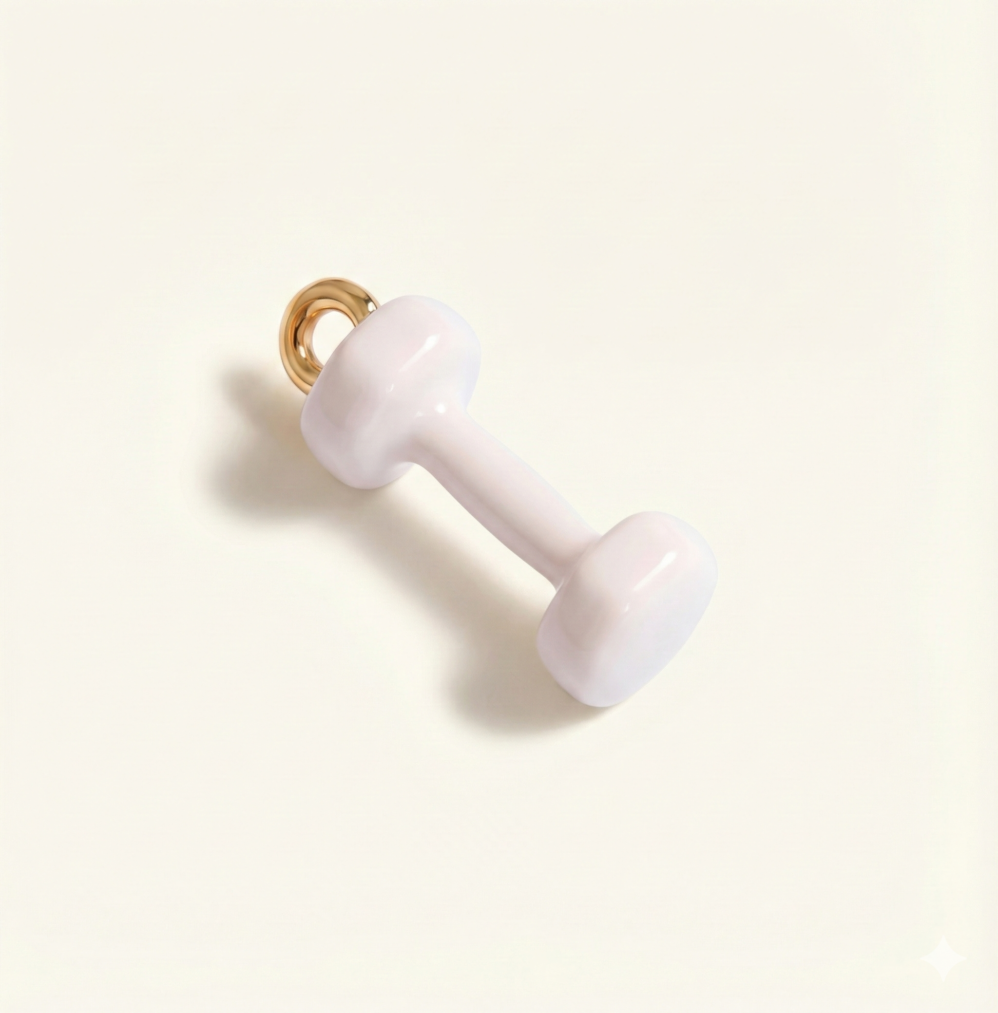 Charms- Dumbbell (light pink)