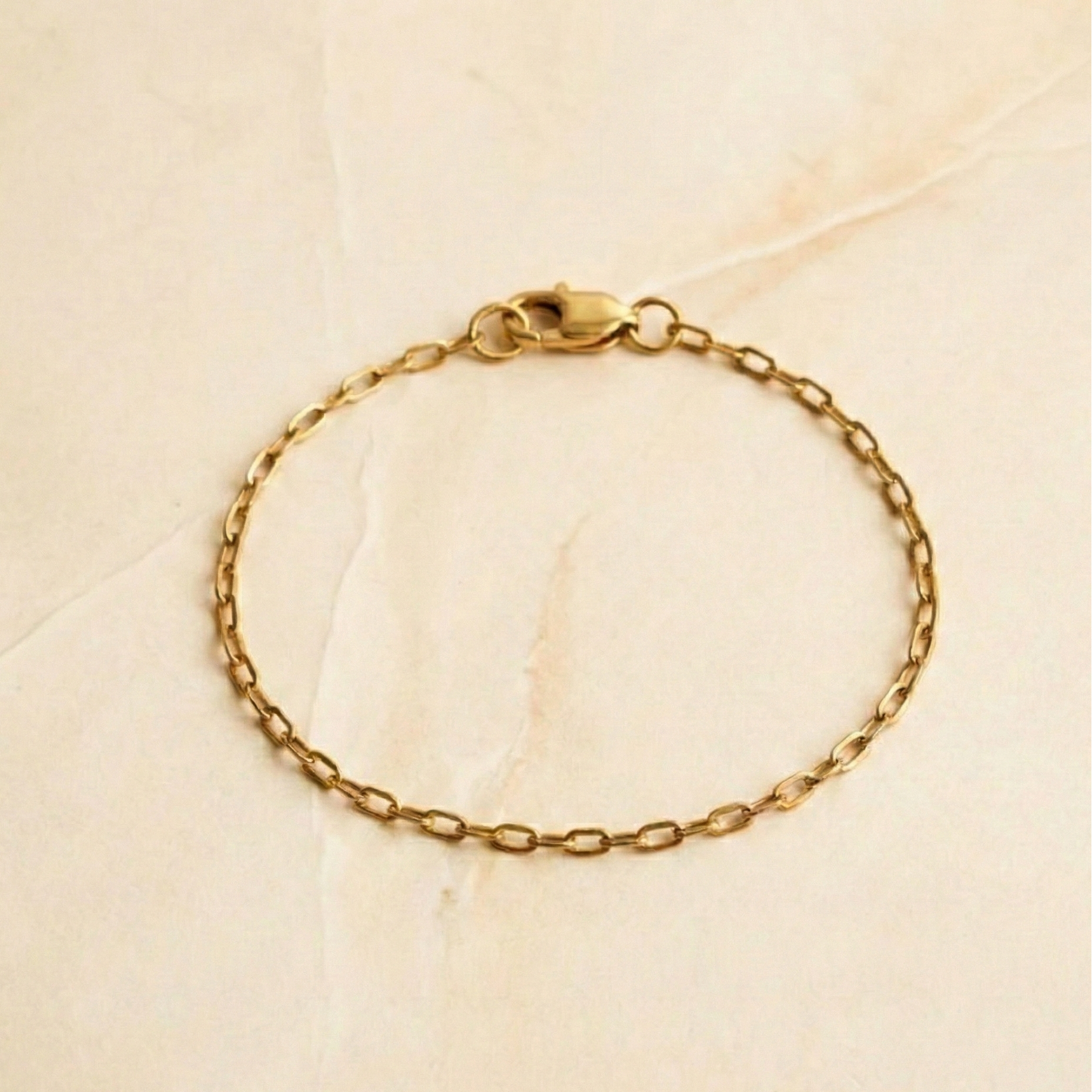 Charm Chain : Small Link Bracelet