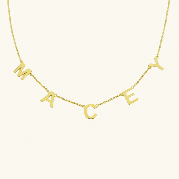 Custom letter necklace ( ready in 30 days)