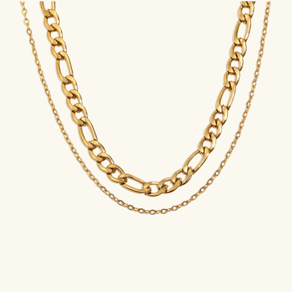 Double layer Figaro chain