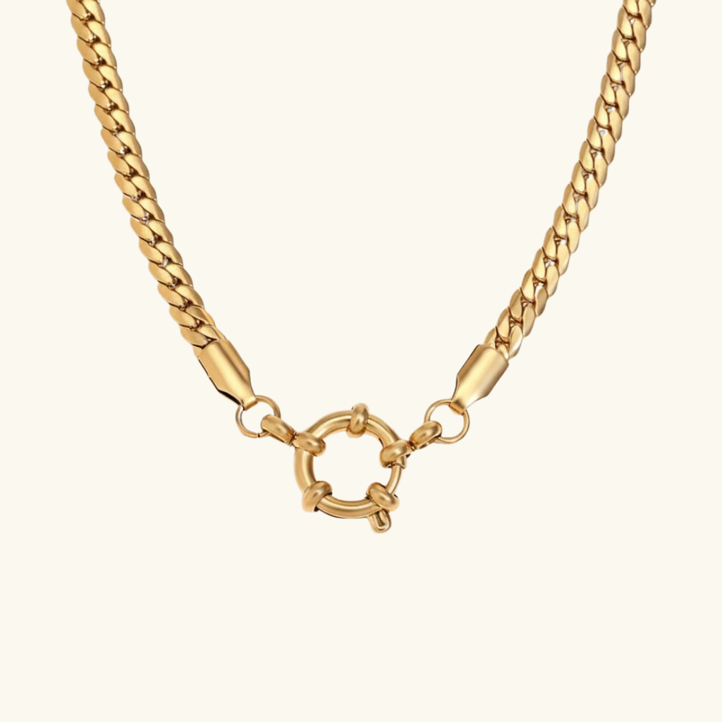 In the loop-luxe necklace