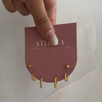 Golden Trio Studs Set