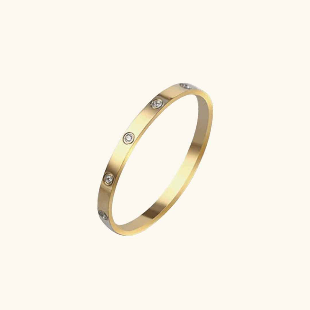 Thin Adorned Bangle