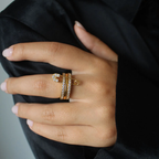 Safety pin ring