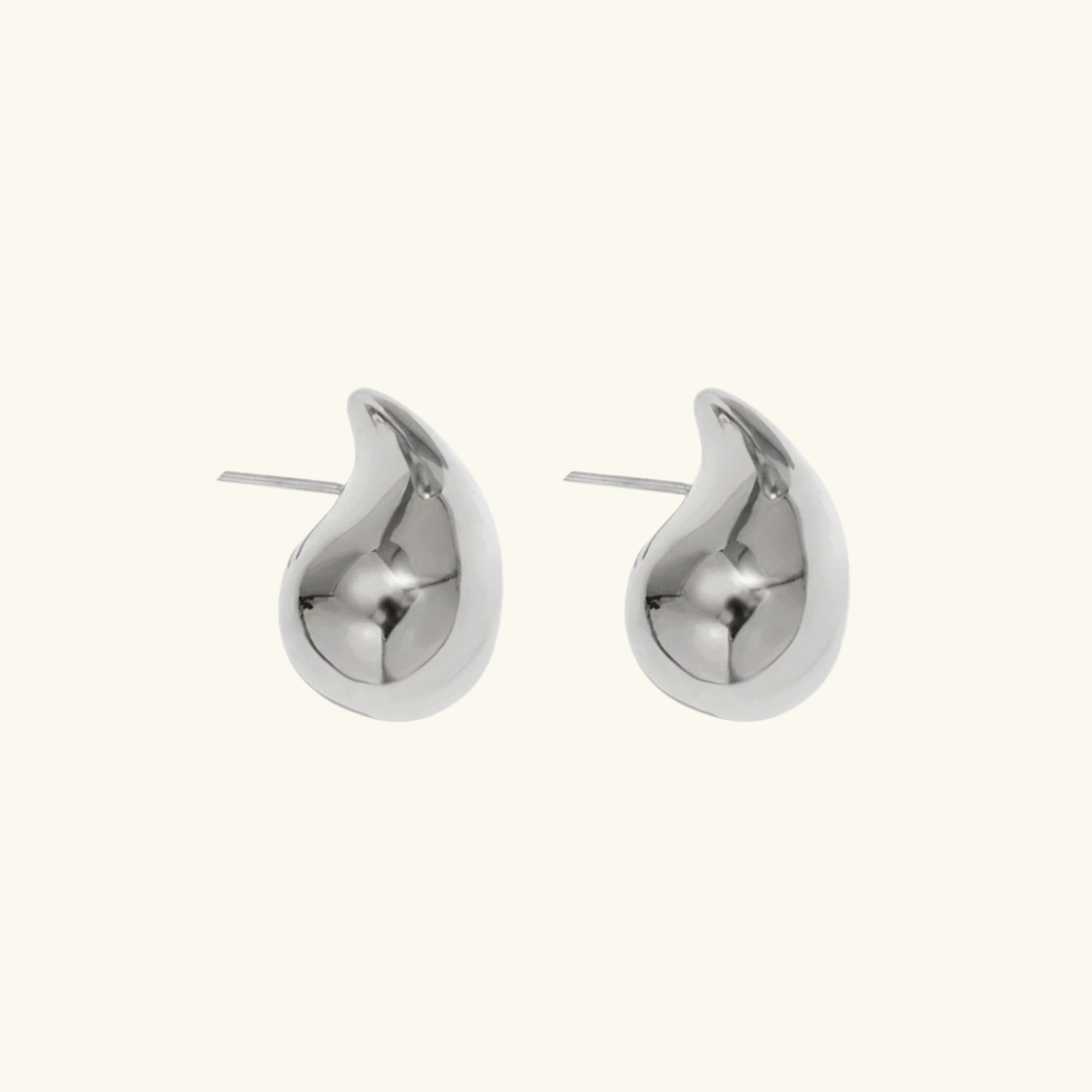 Baby Bean Stud Silver