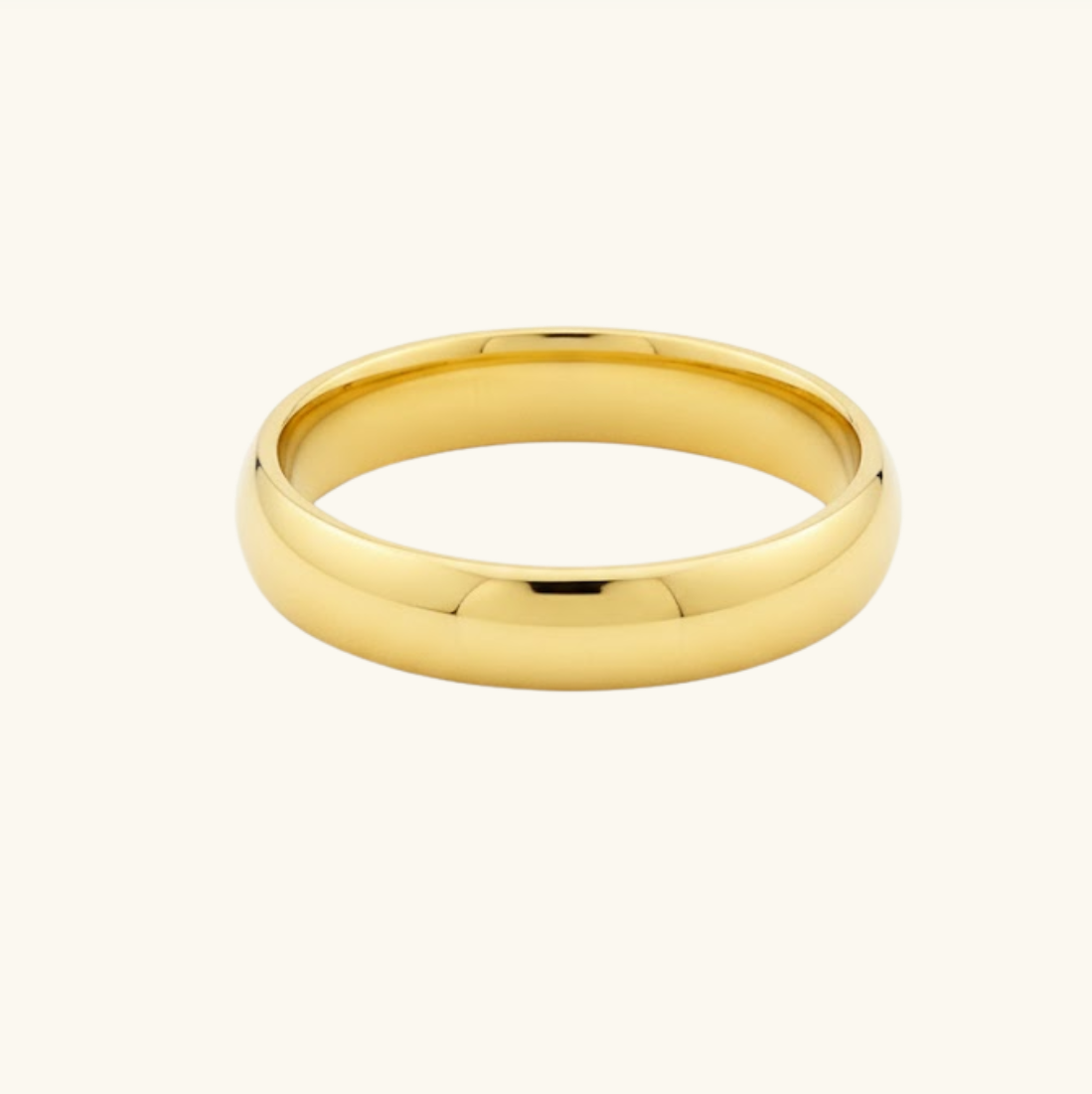 Thick gold bangle