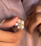 Mini flower Button Cover up