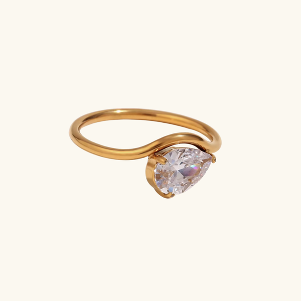 Pinky ring - waterdrop