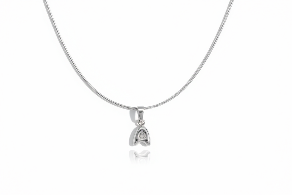 Charm: Silver Small Letters