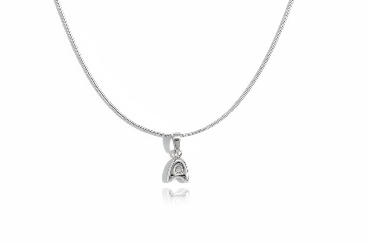 Charm: Silver Small Letters