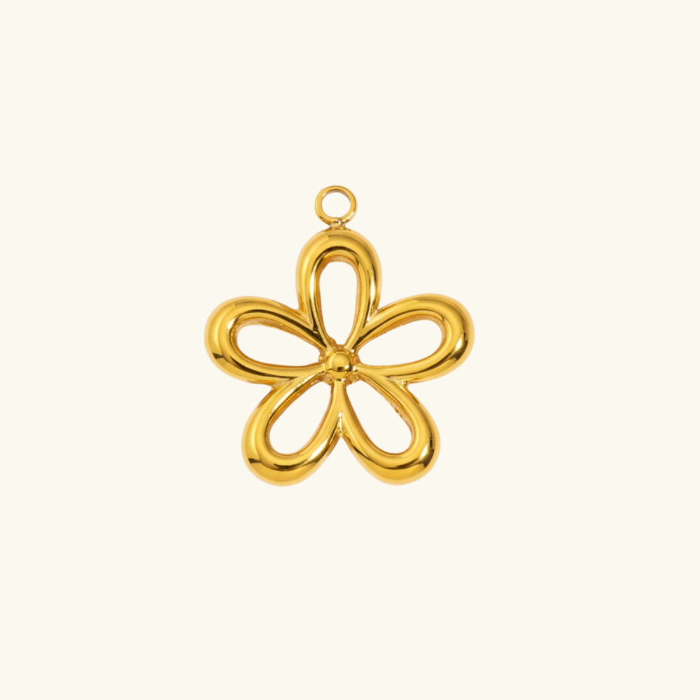 Charm - cutout flower