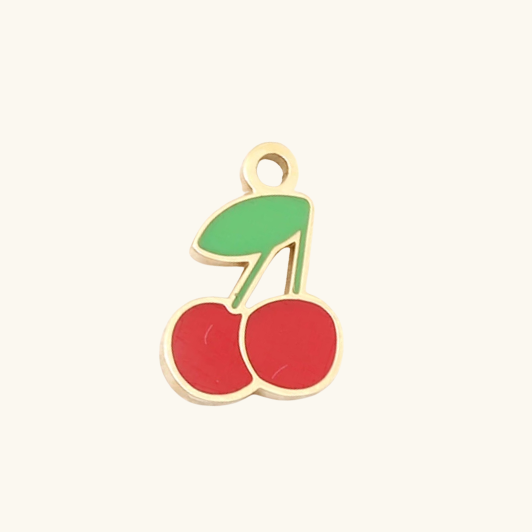 Charm - red cherry