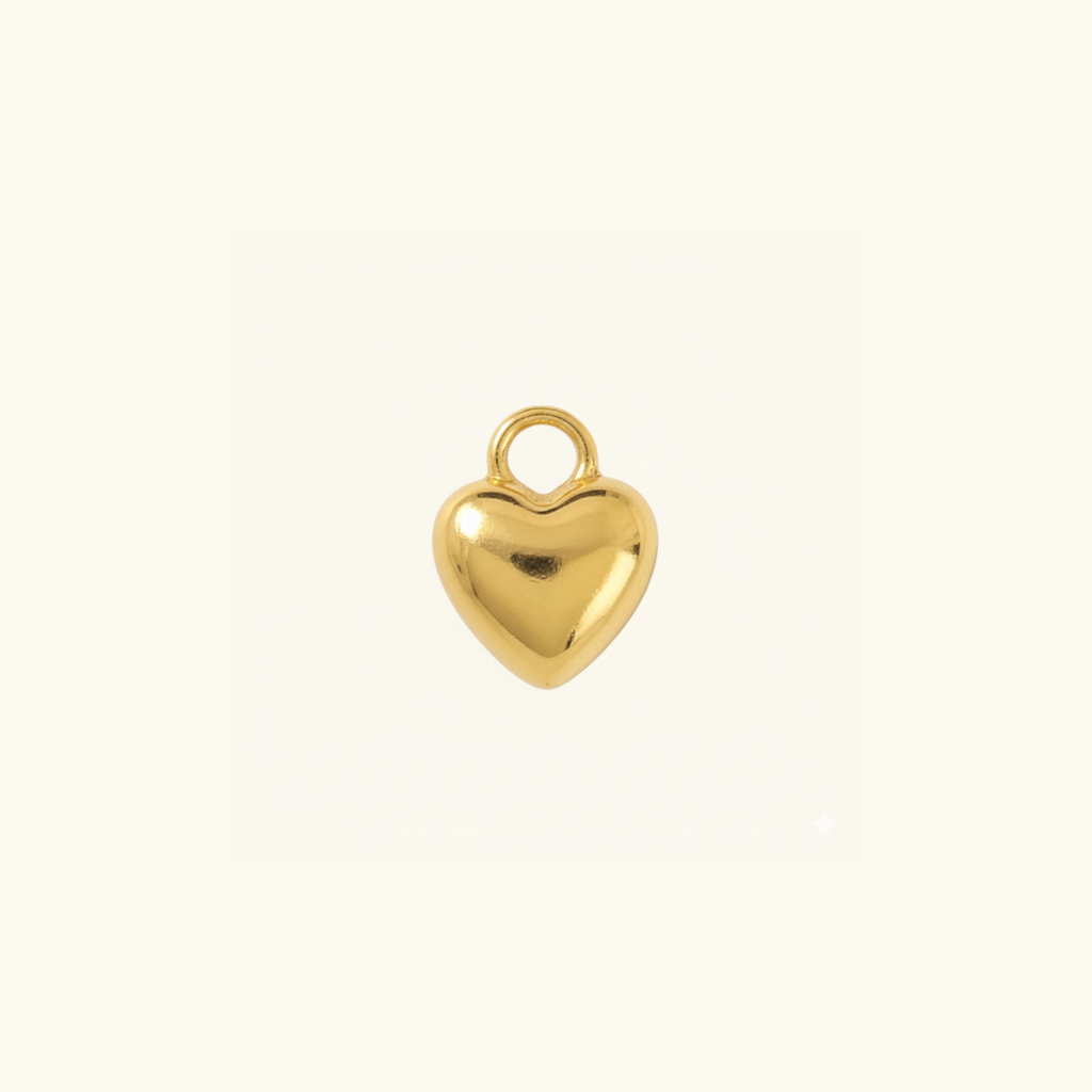 Charm - mini gold heart