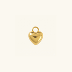 Charm - mini gold heart