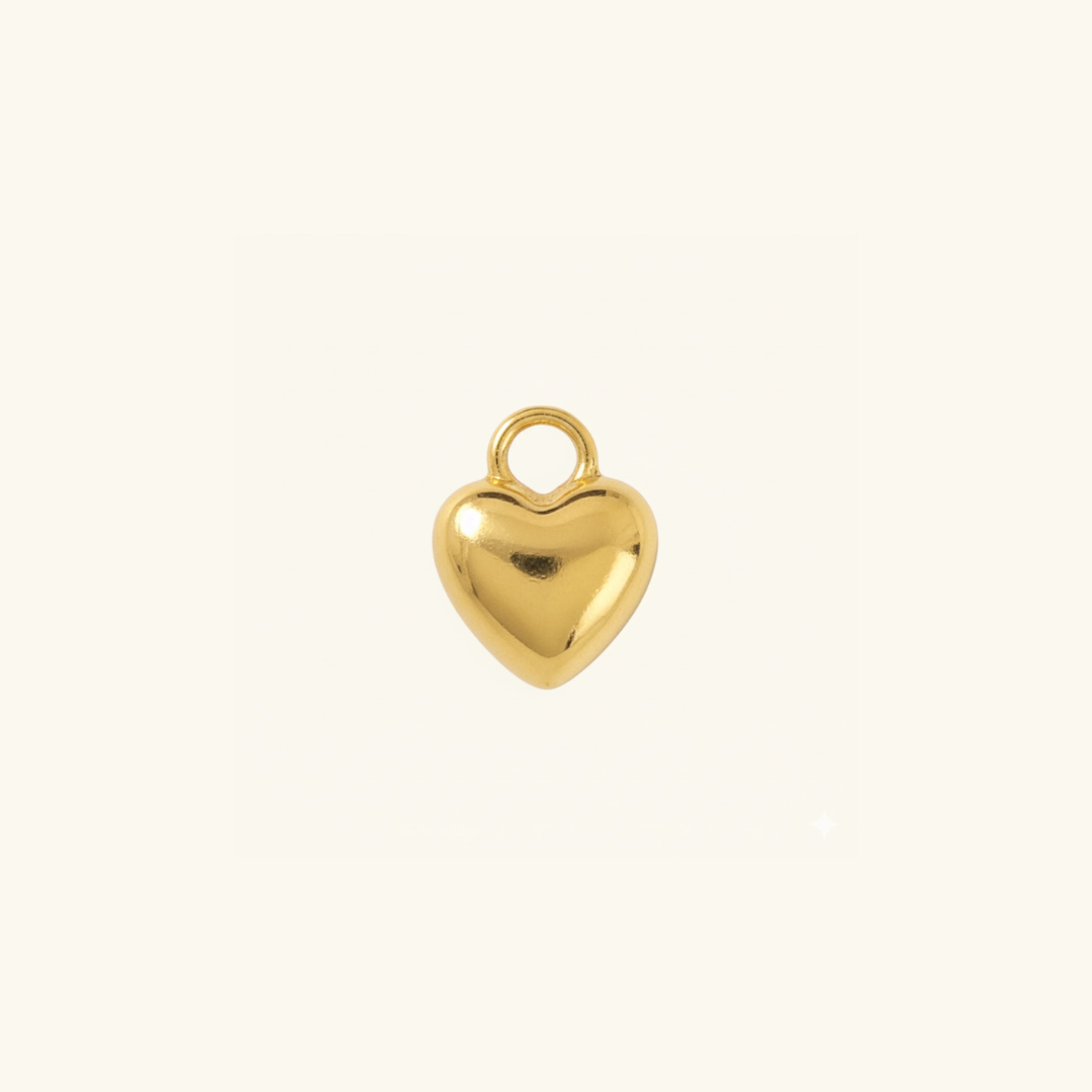 Charm - mini gold heart
