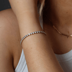 Thick Tennis Bracelet