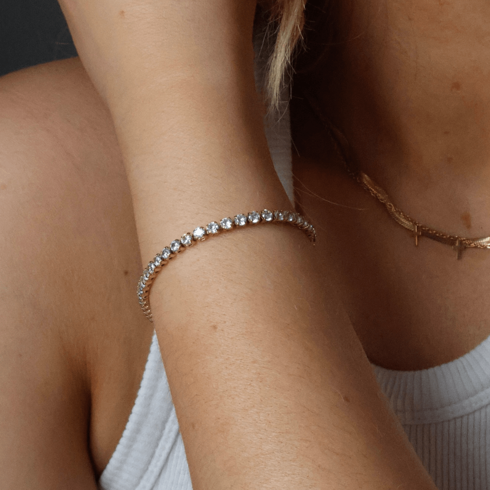 Thick Tennis Bracelet