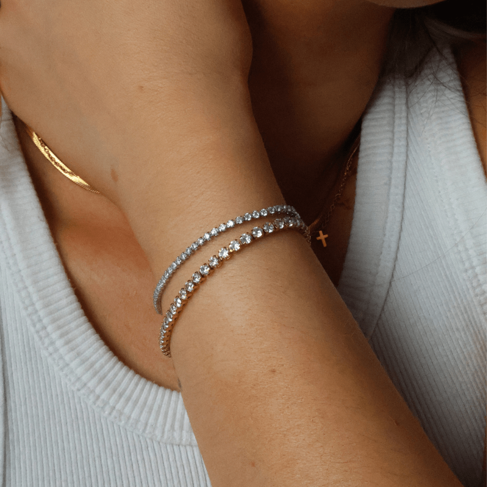 Thick Tennis Bracelet