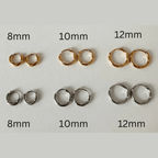 Sleeper Hoops-Silver (5 Sizes)