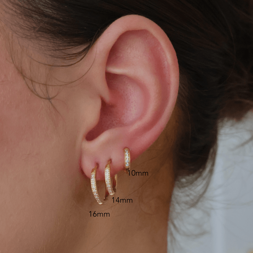 Diana Dainty Hoops-Silver